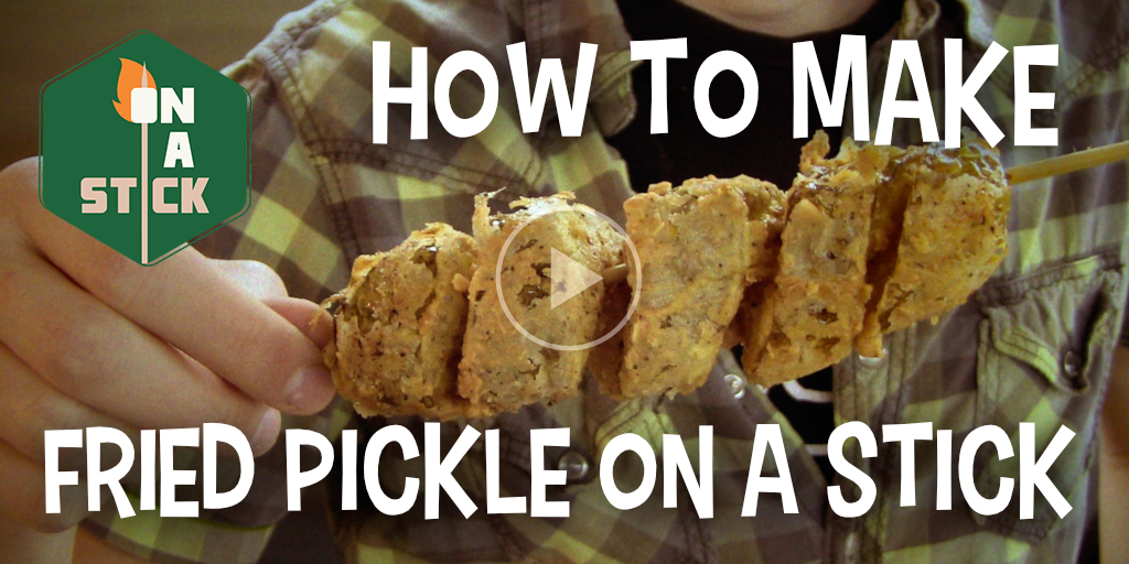 Make DeepFried Pickle on a Stick